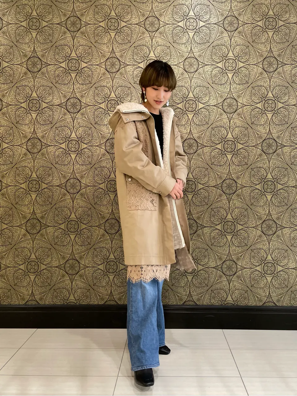 GRACE CONTINENTAL The Banquet 平岩　みなみ コーディネート画像