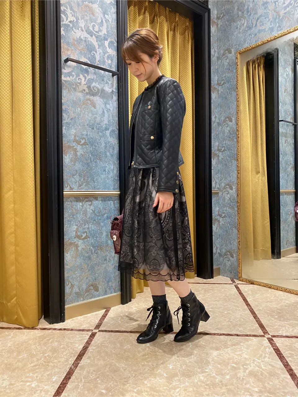 GRACE CONTINENTAL The Banquet Aya. コーディネート画像