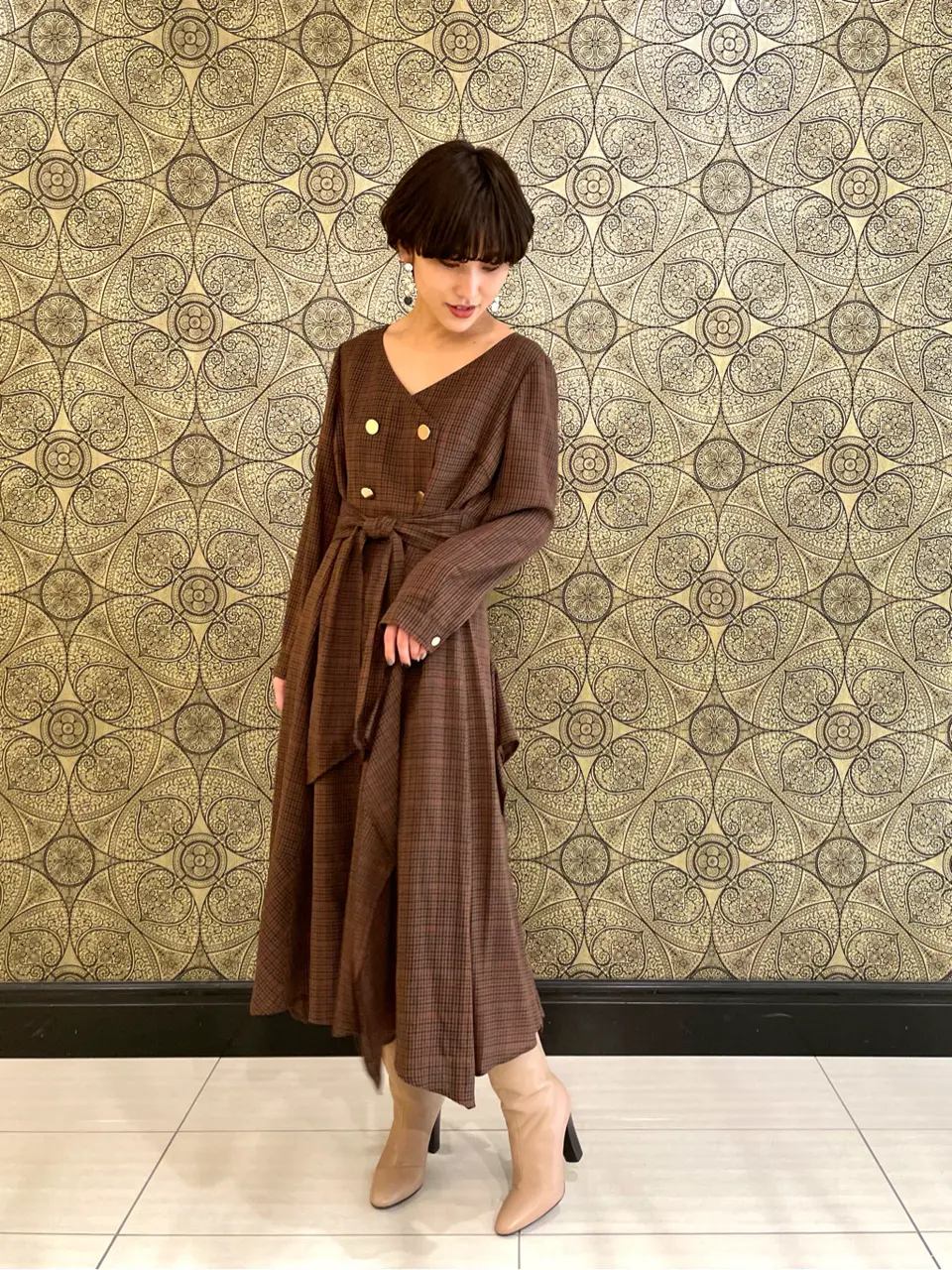 GRACE CONTINENTAL The Banquet 平岩　みなみ コーディネート画像