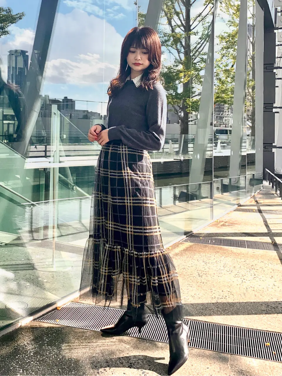 GRACE CONTINENTAL The Banquet MORITA AI コーディネート画像