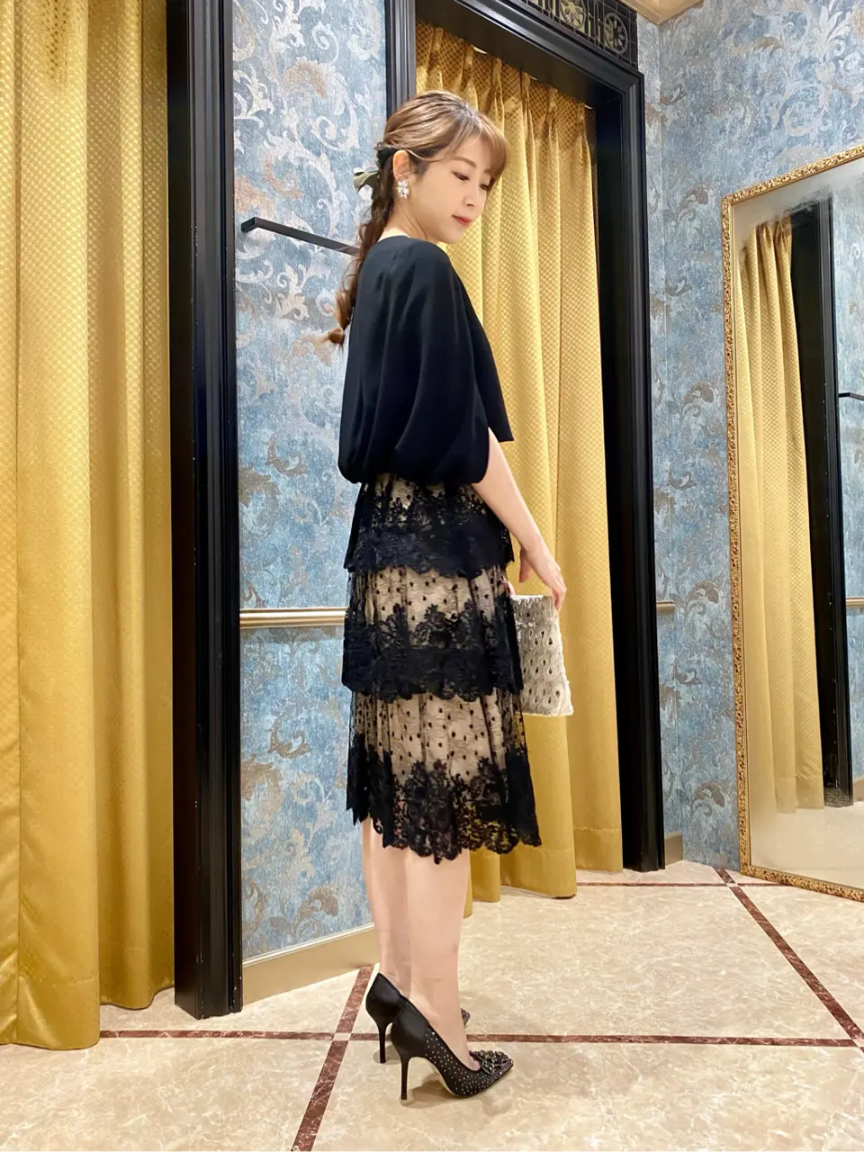 GRACE CONTINENTAL The Banquet Aya. コーディネート画像