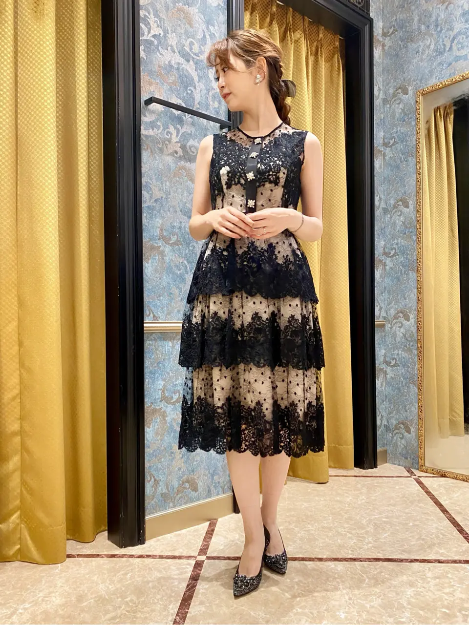 GRACE CONTINENTAL The Banquet Aya. コーディネート画像