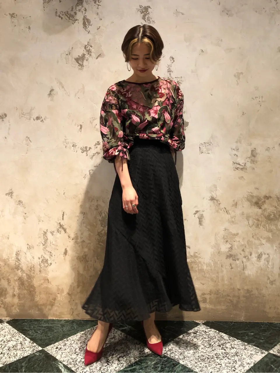 GRACE CONTINENTAL The Banquet HOSHINO コーディネート画像