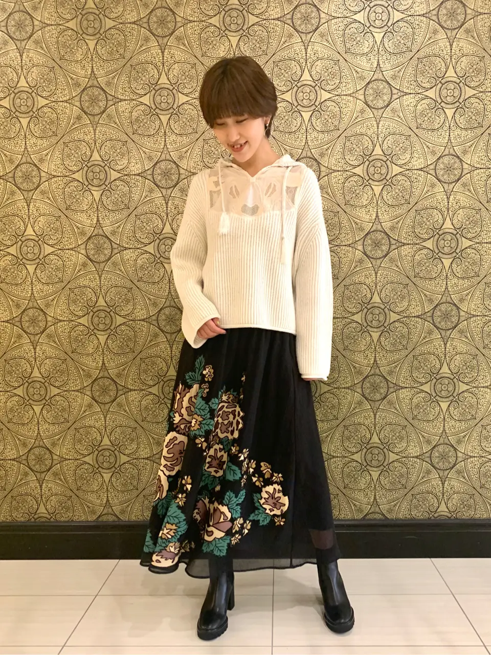 GRACE CONTINENTAL The Banquet 平岩　みなみ コーディネート画像