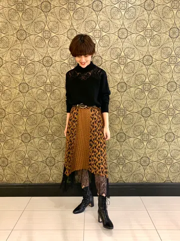 GRACE CONTINENTAL The Banquet 平岩　みなみ コーディネート画像