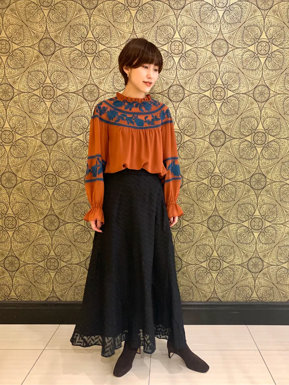 GRACE CONTINENTAL The Banquet 平岩　みなみ コーディネート画像