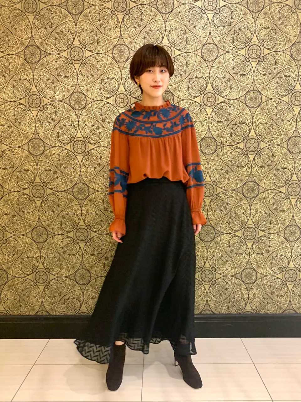 GRACE CONTINENTAL The Banquet 平岩　みなみ コーディネート画像