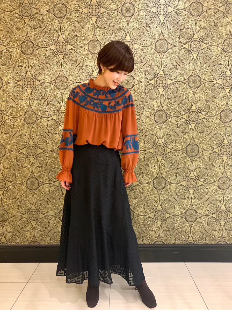 GRACE CONTINENTAL The Banquet 平岩　みなみ コーディネート画像