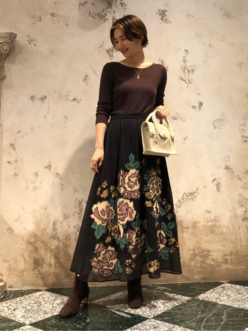 GRACE CONTINENTAL The Banquet HOSHINO コーディネート画像