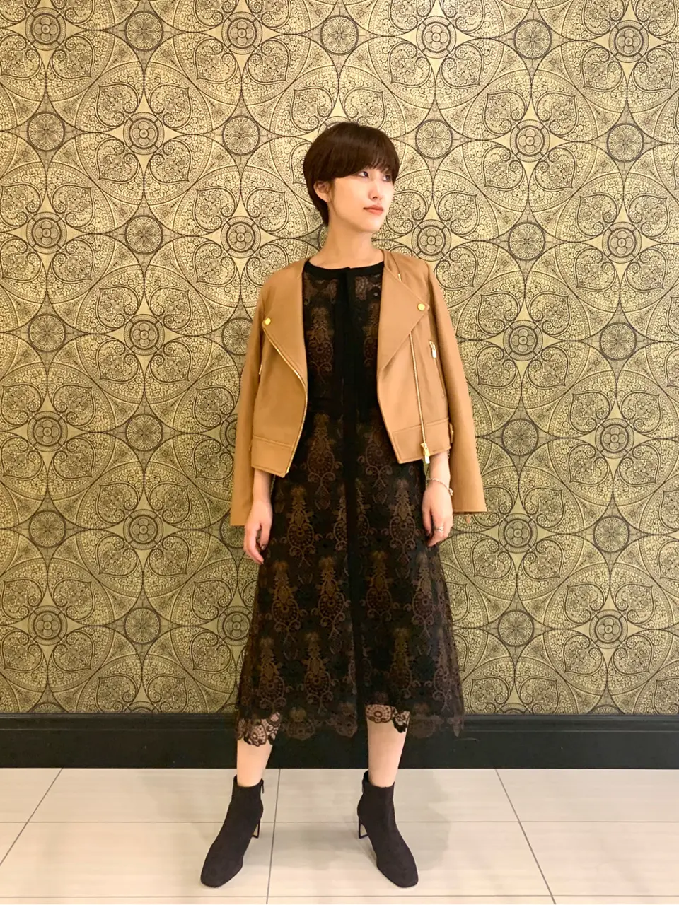 GRACE CONTINENTAL The Banquet 平岩　みなみ コーディネート画像