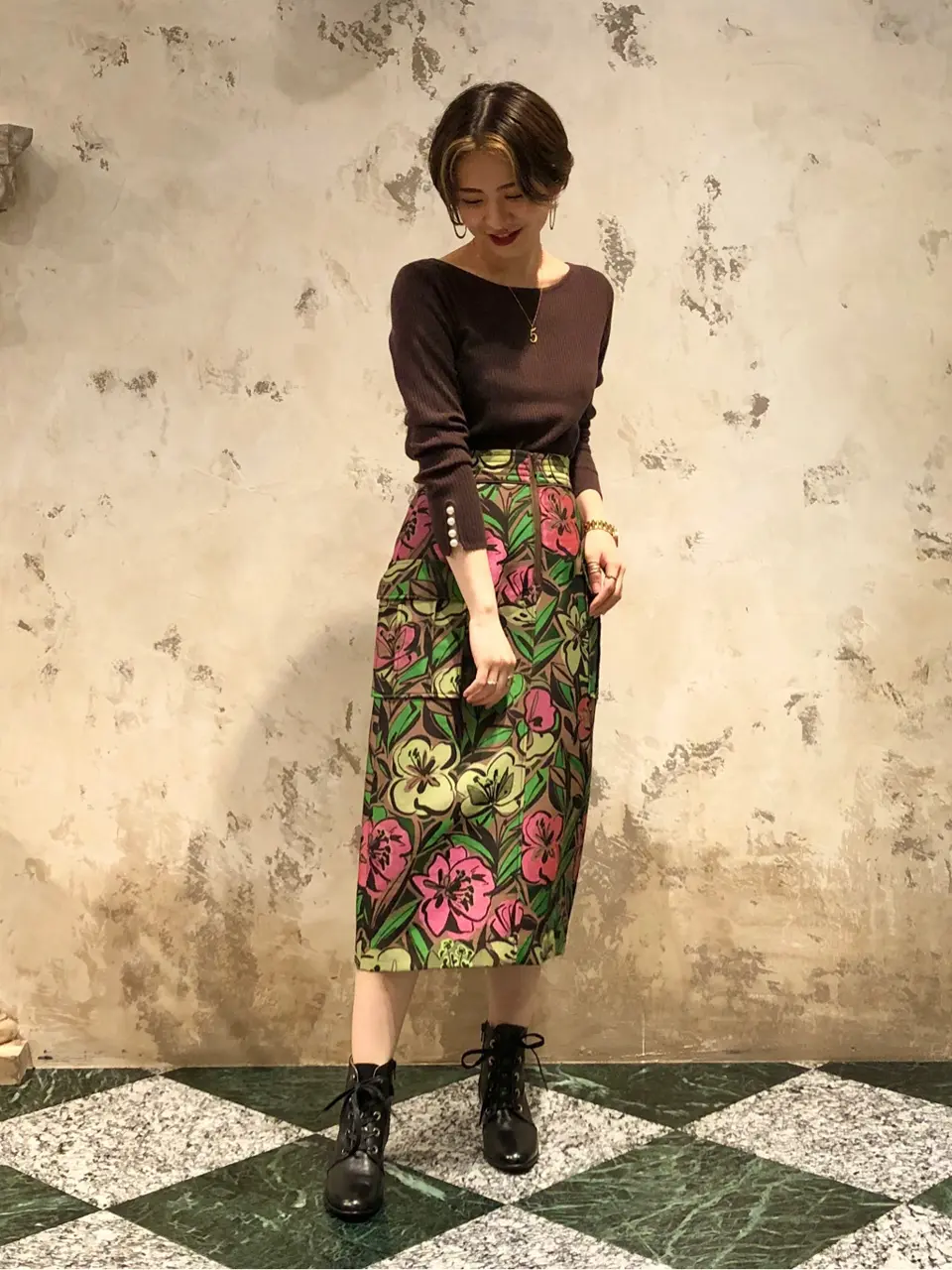 GRACE CONTINENTAL The Banquet HOSHINO コーディネート画像