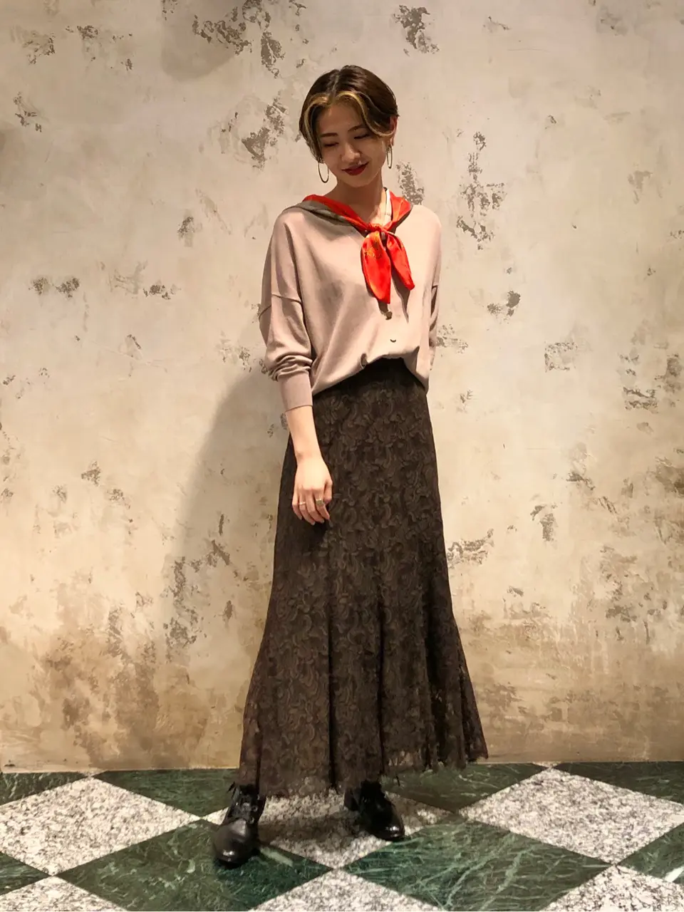 GRACE CONTINENTAL The Banquet HOSHINO コーディネート画像