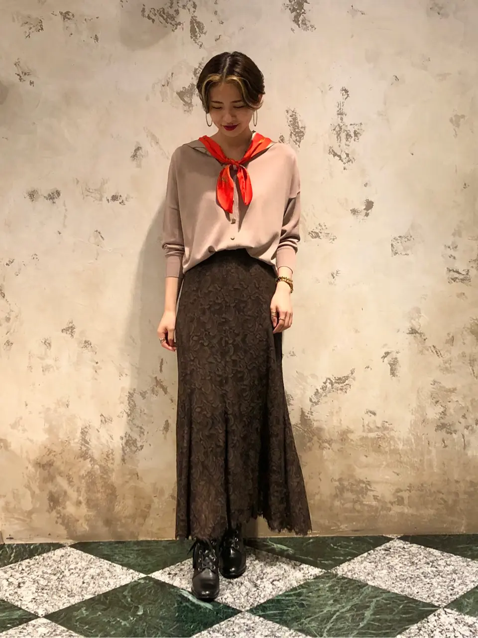 GRACE CONTINENTAL The Banquet HOSHINO コーディネート画像