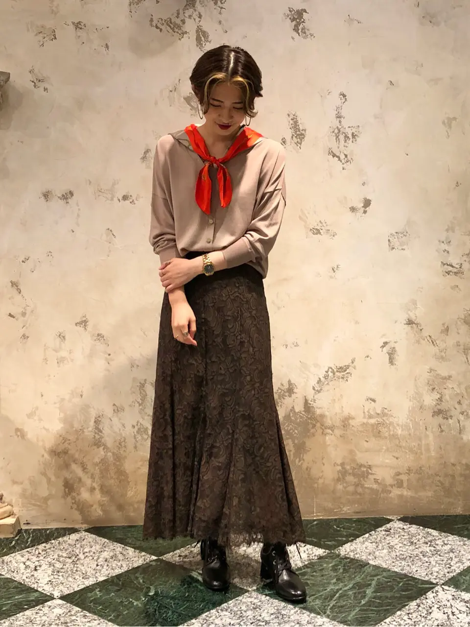 GRACE CONTINENTAL The Banquet HOSHINO コーディネート画像