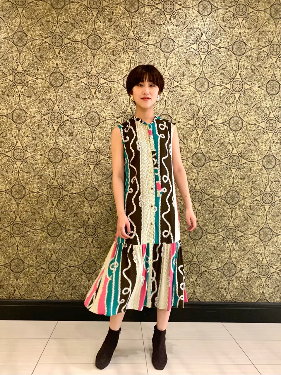 GRACE CONTINENTAL The Banquet 平岩　みなみ コーディネート画像