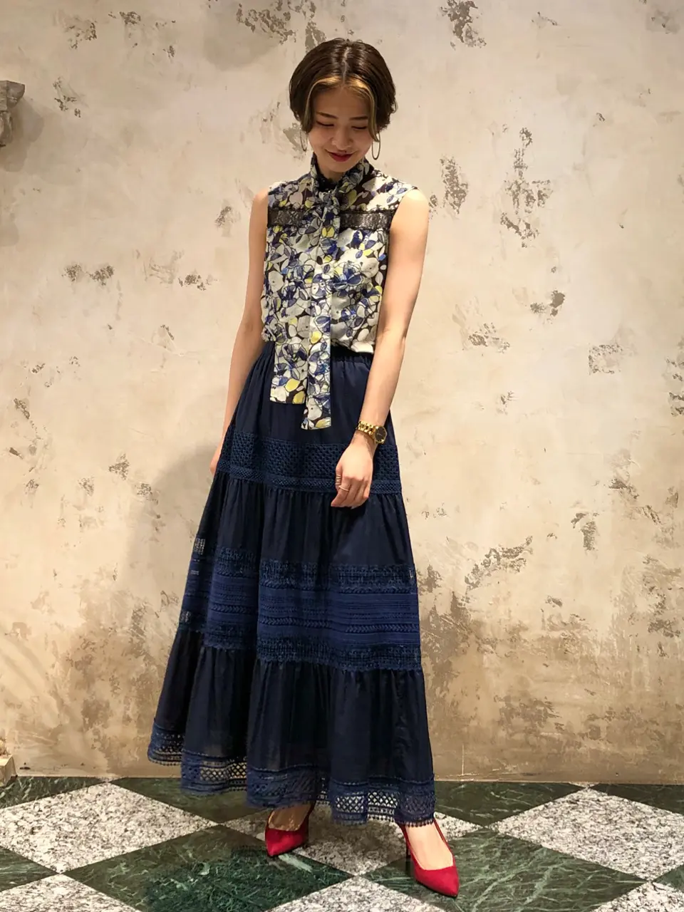 GRACE CONTINENTAL The Banquet HOSHINO コーディネート画像