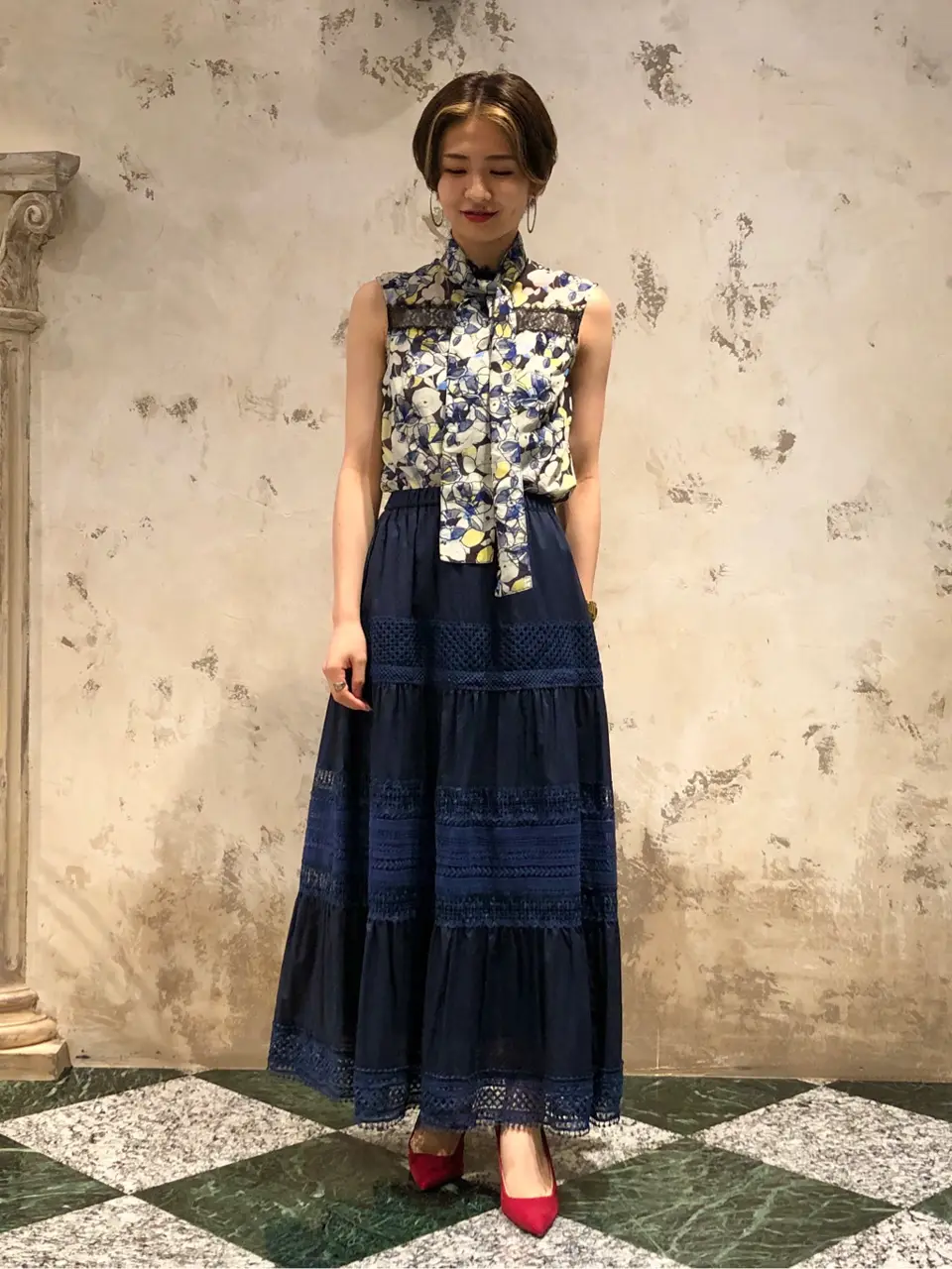 GRACE CONTINENTAL The Banquet HOSHINO コーディネート画像