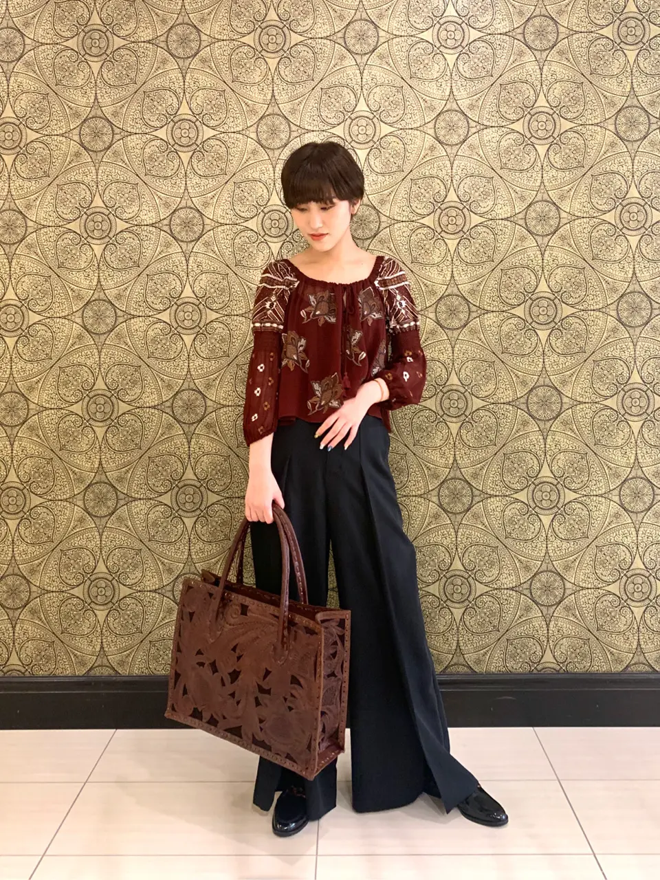 GRACE CONTINENTAL The Banquet 平岩　みなみ コーディネート画像