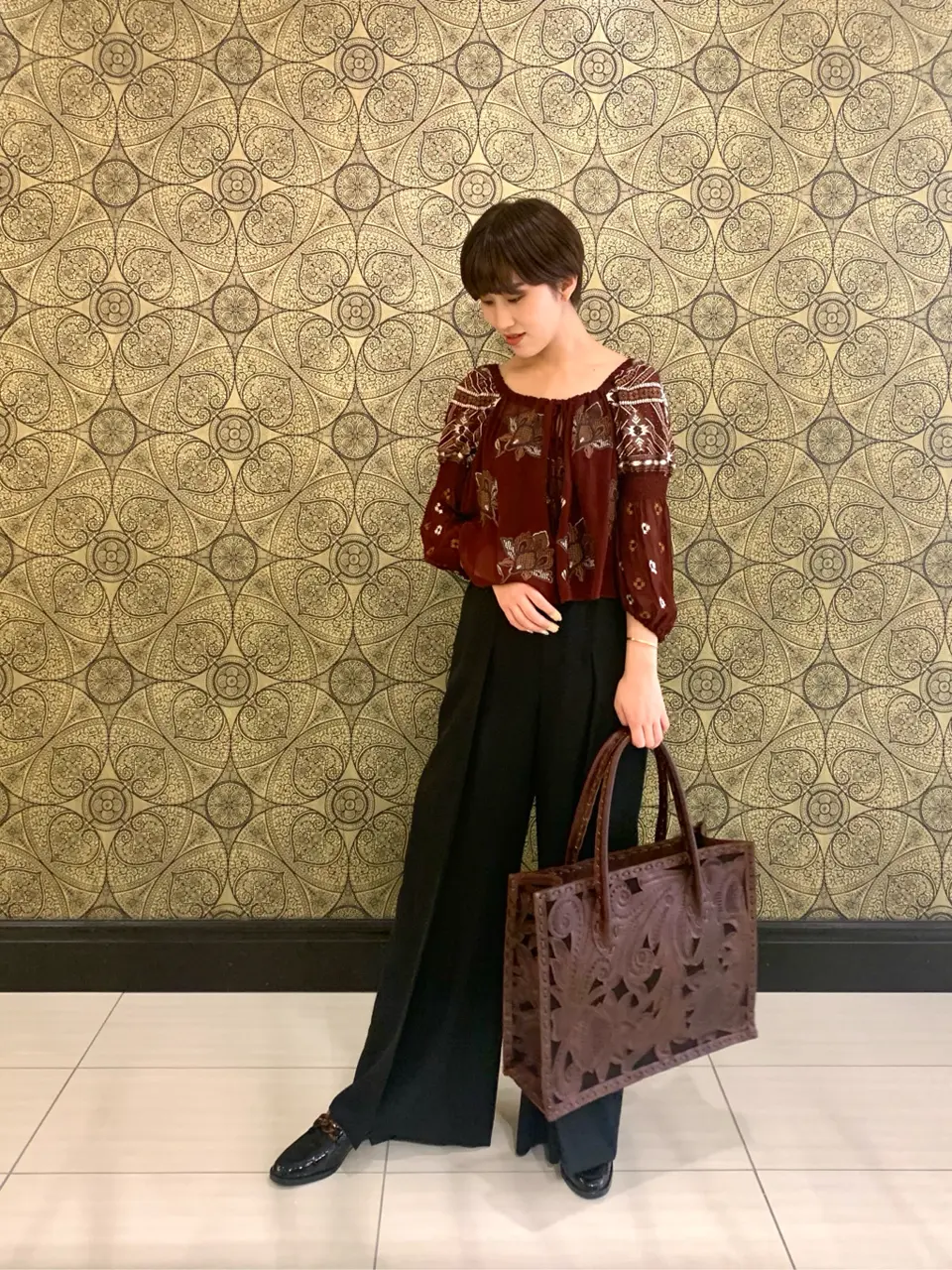 GRACE CONTINENTAL The Banquet 平岩　みなみ コーディネート画像