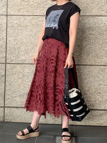 GRACE CONTINENTAL The Banquet 日笠　雅 コーディネート画像