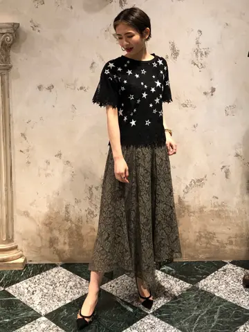 GRACE CONTINENTAL The Banquet HOSHINO コーディネート画像