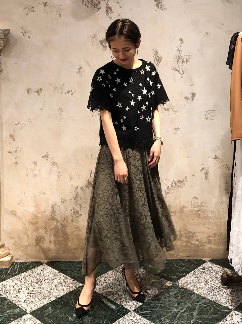 GRACE CONTINENTAL The Banquet HOSHINO コーディネート画像