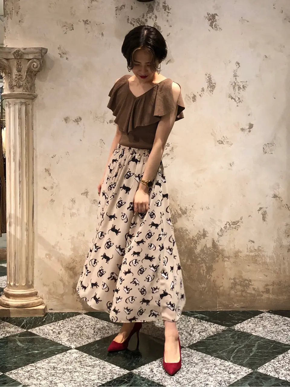 GRACE CONTINENTAL The Banquet HOSHINO コーディネート画像