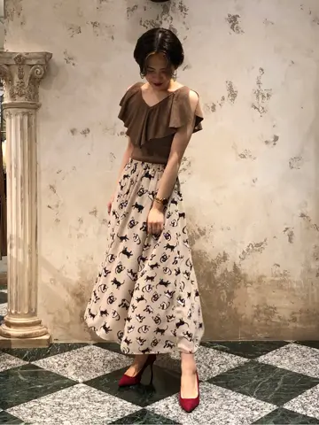 GRACE CONTINENTAL The Banquet HOSHINO コーディネート画像