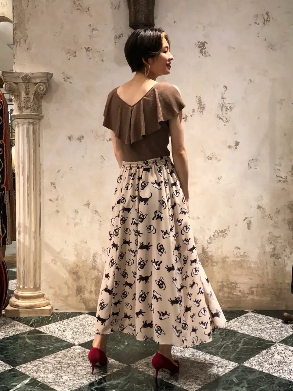 GRACE CONTINENTAL The Banquet HOSHINO コーディネート画像