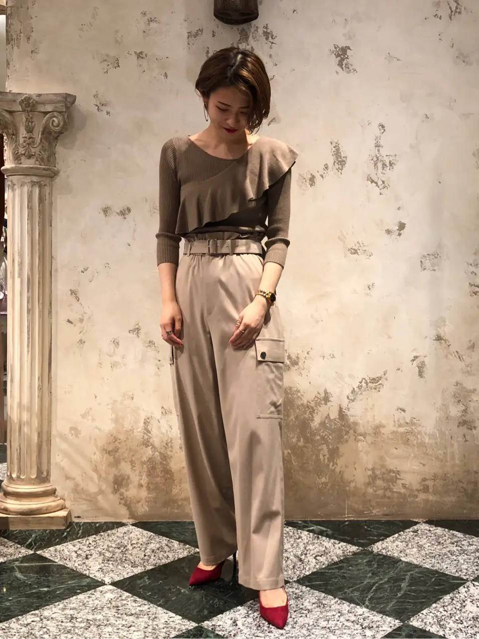 GRACE CONTINENTAL The Banquet HOSHINO コーディネート画像