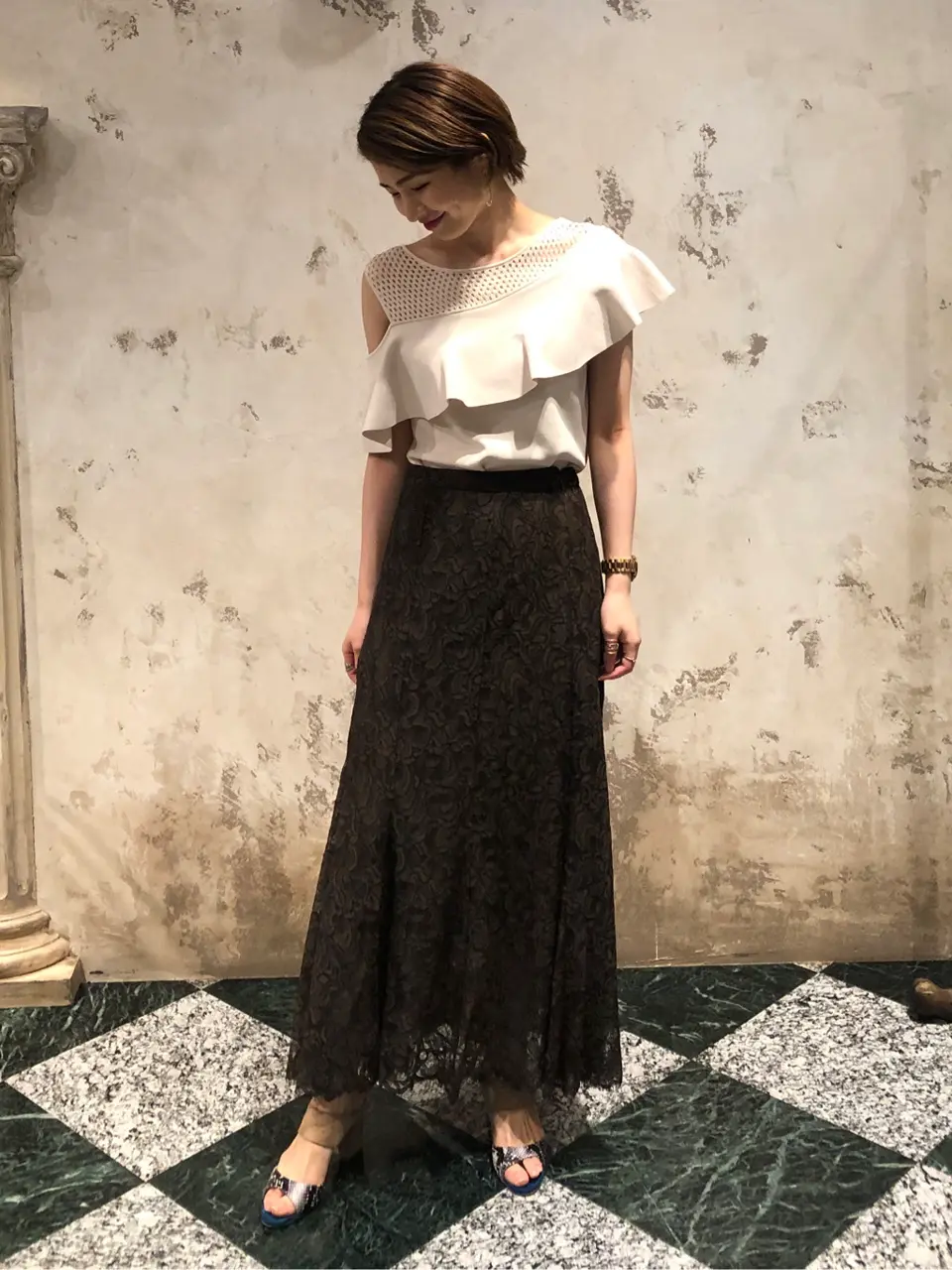 GRACE CONTINENTAL The Banquet HOSHINO コーディネート画像