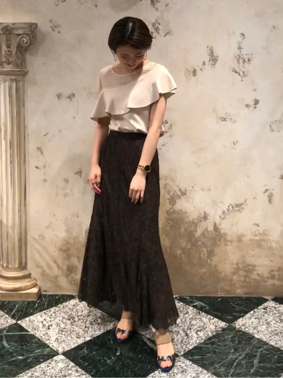 GRACE CONTINENTAL The Banquet HOSHINO コーディネート画像