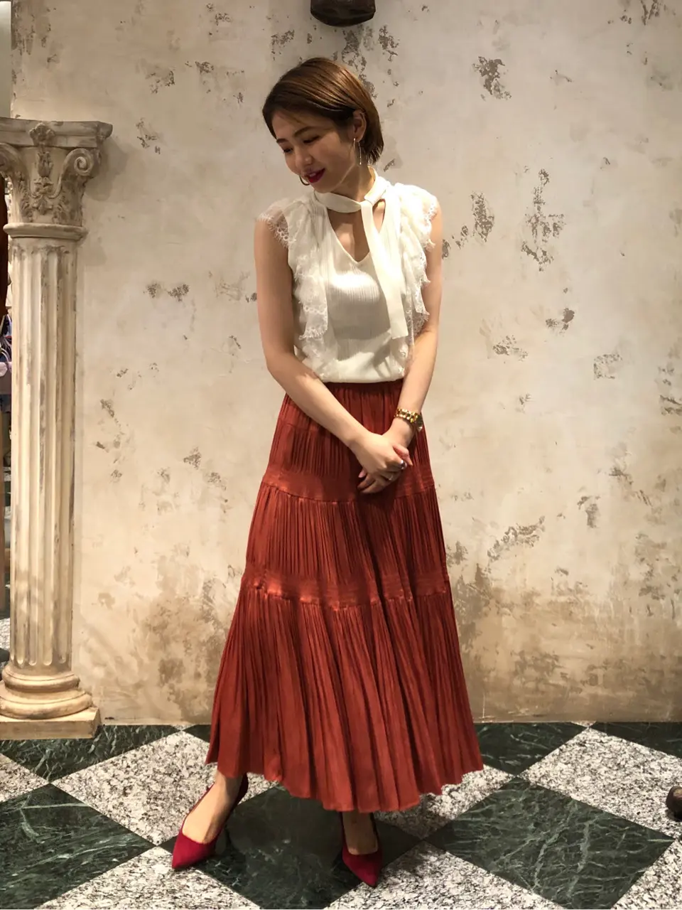 GRACE CONTINENTAL The Banquet HOSHINO コーディネート画像