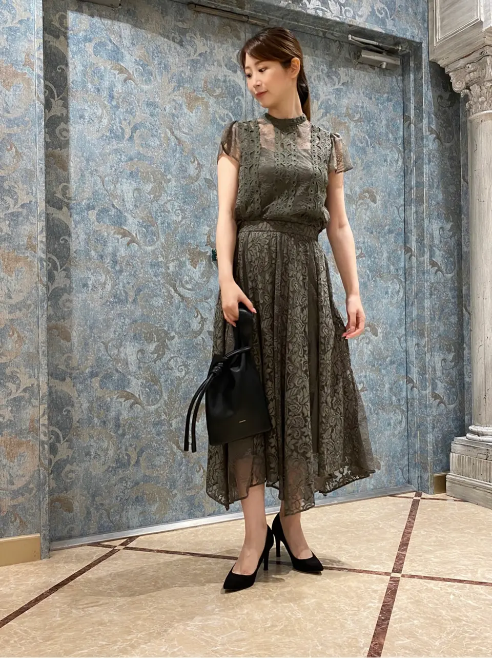 GRACE CONTINENTAL The Banquet Aya. コーディネート画像