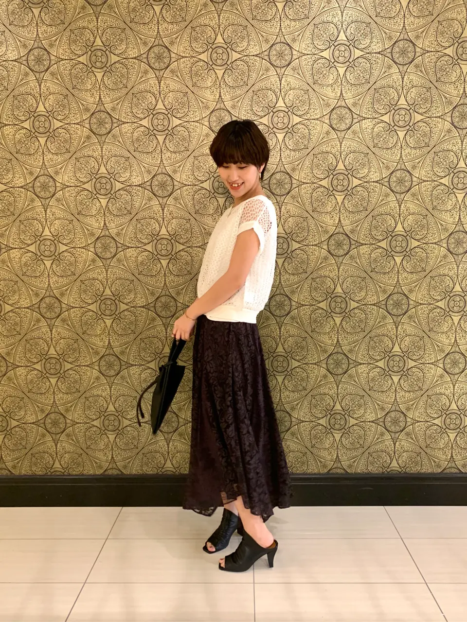 GRACE CONTINENTAL The Banquet 平岩　みなみ コーディネート画像