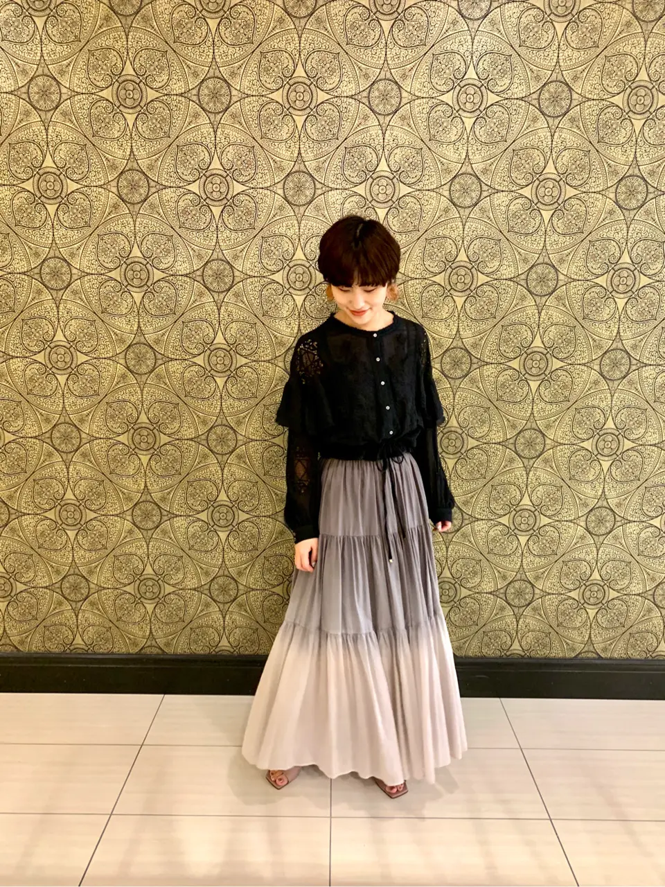 GRACE CONTINENTAL The Banquet 平岩　みなみ コーディネート画像