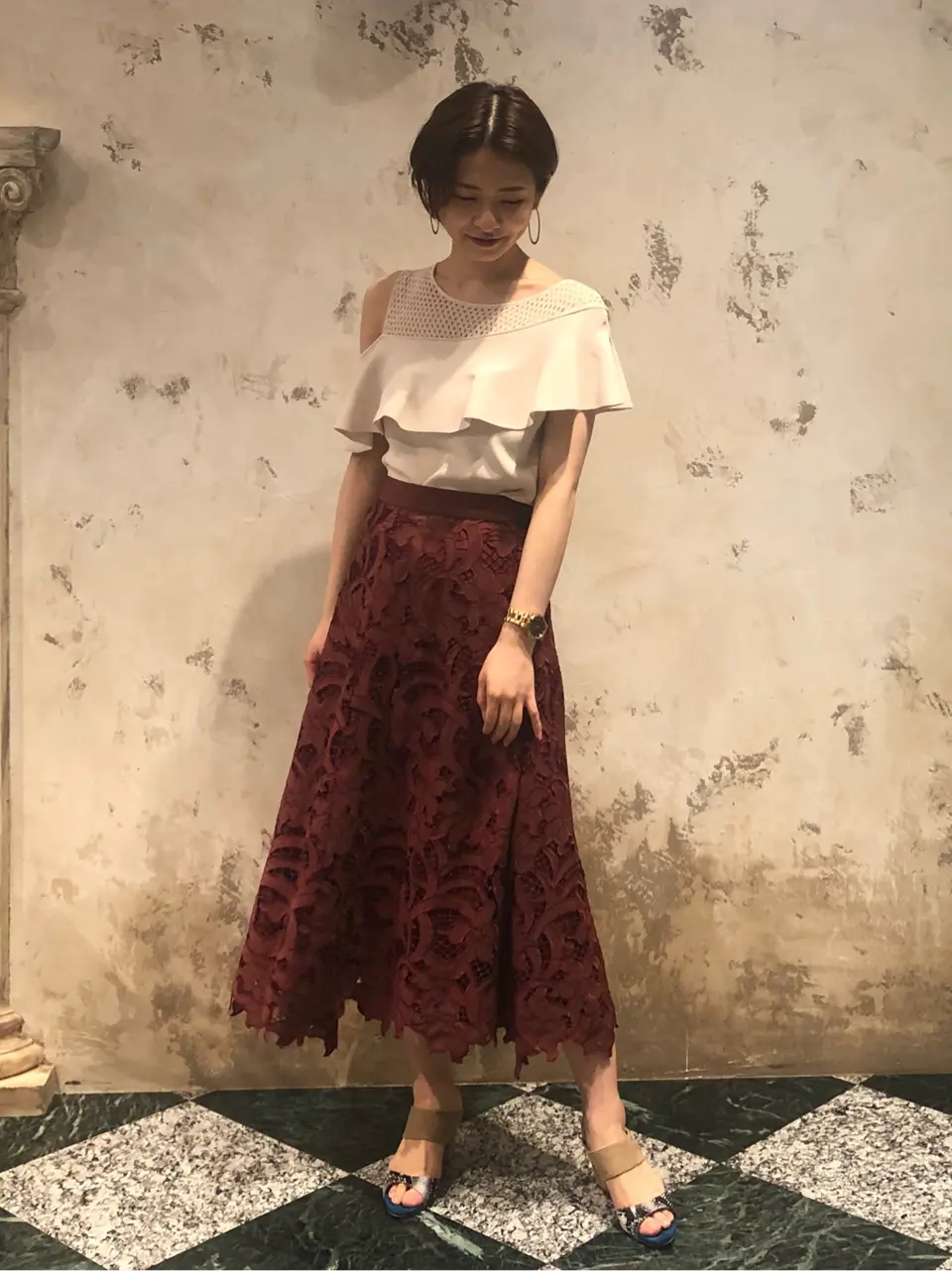 GRACE CONTINENTAL The Banquet HOSHINO コーディネート画像