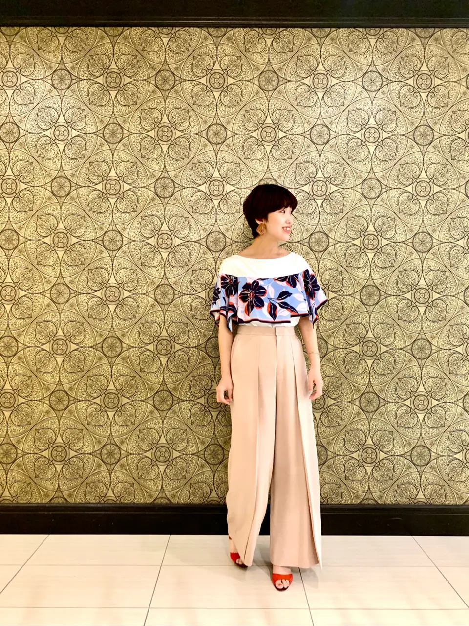 GRACE CONTINENTAL The Banquet 平岩　みなみ コーディネート画像