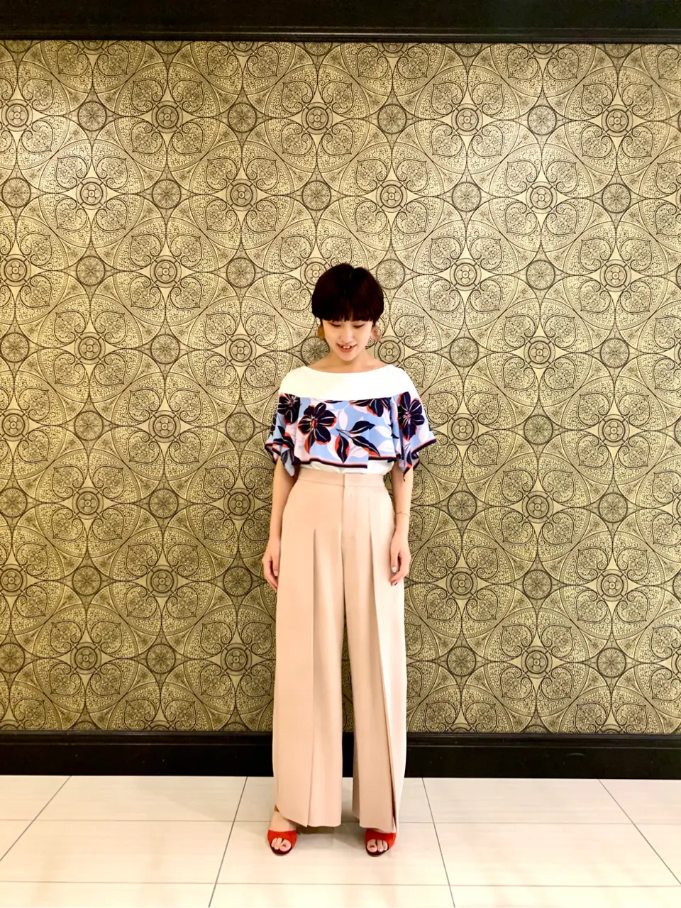 GRACE CONTINENTAL The Banquet 平岩　みなみ コーディネート画像