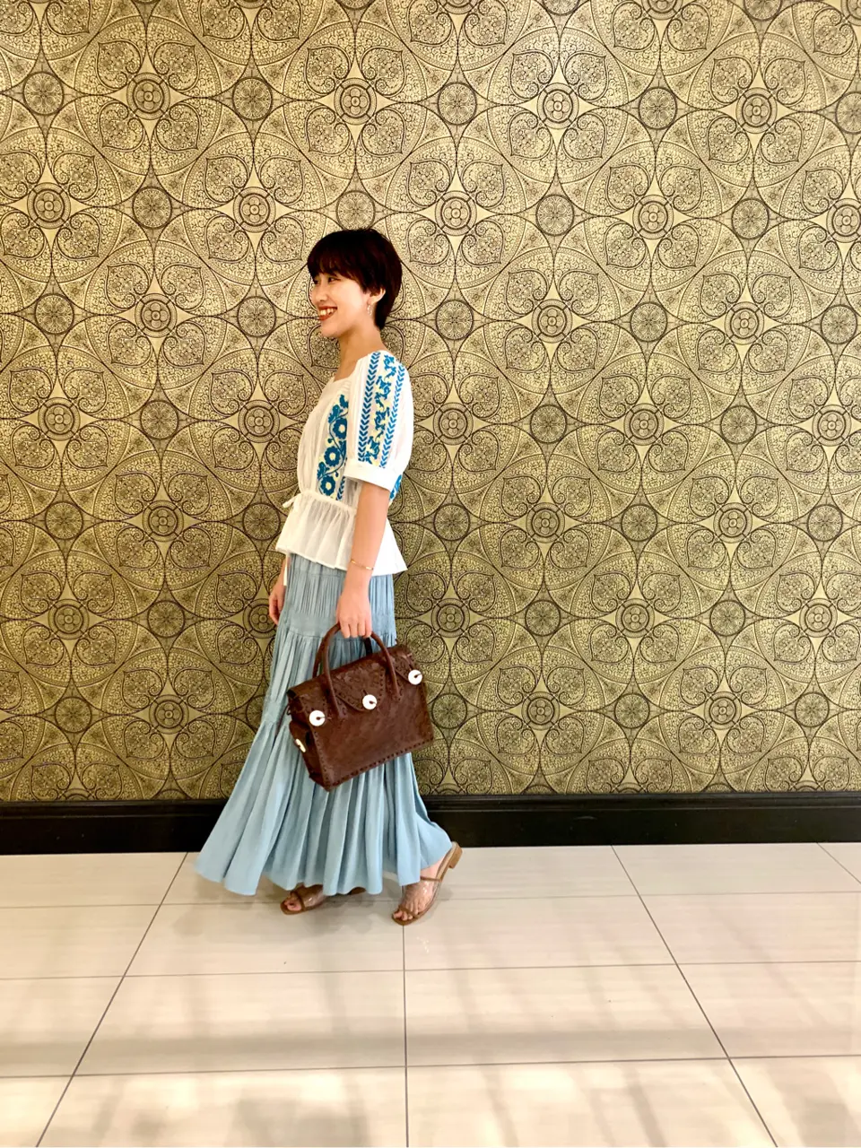 GRACE CONTINENTAL The Banquet 平岩　みなみ コーディネート画像