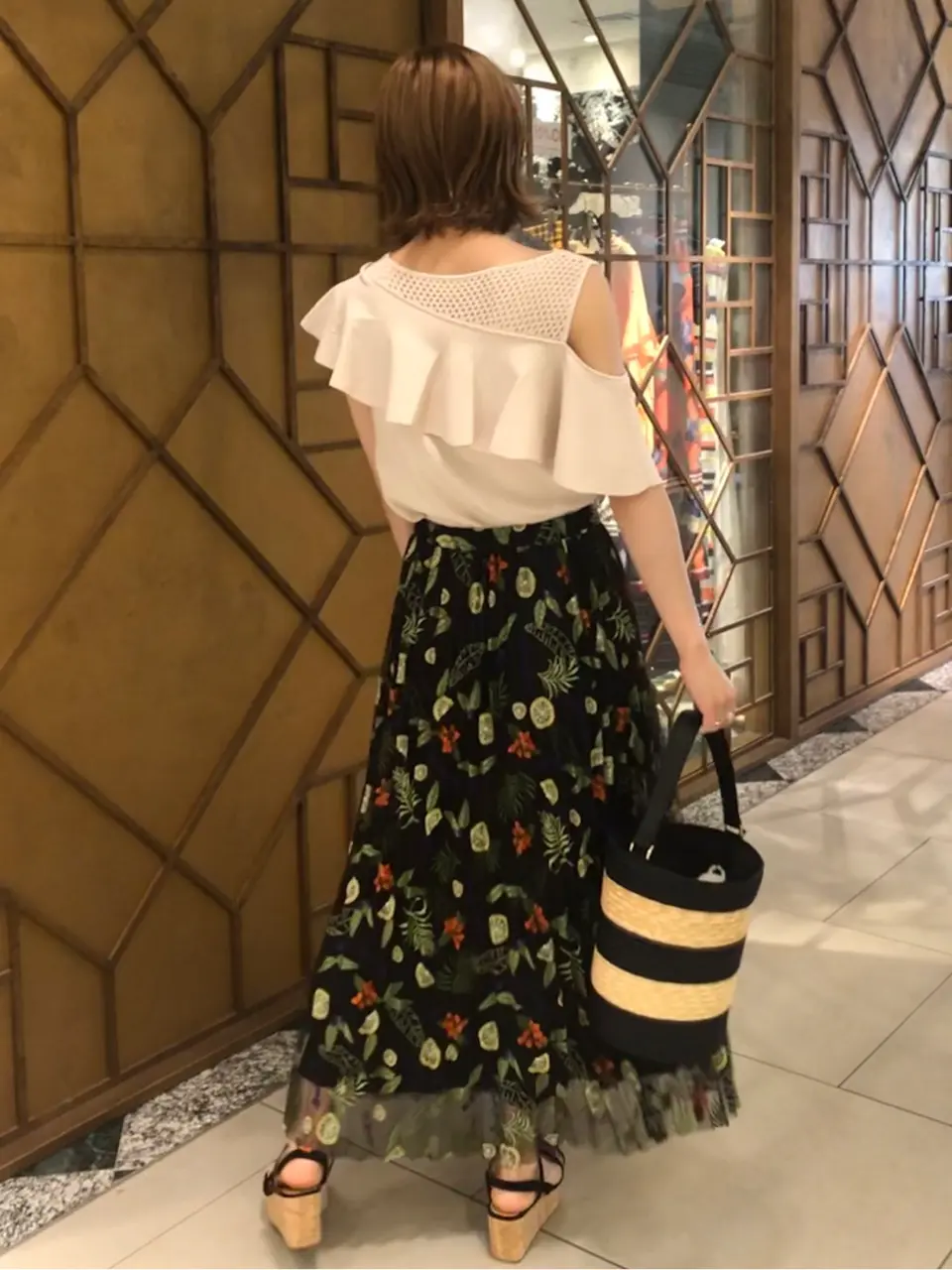 GRACE CONTINENTAL The Banquet HOSHINO コーディネート画像