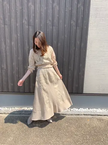 GRACE CONTINENTAL The Banquet eri コーディネート画像