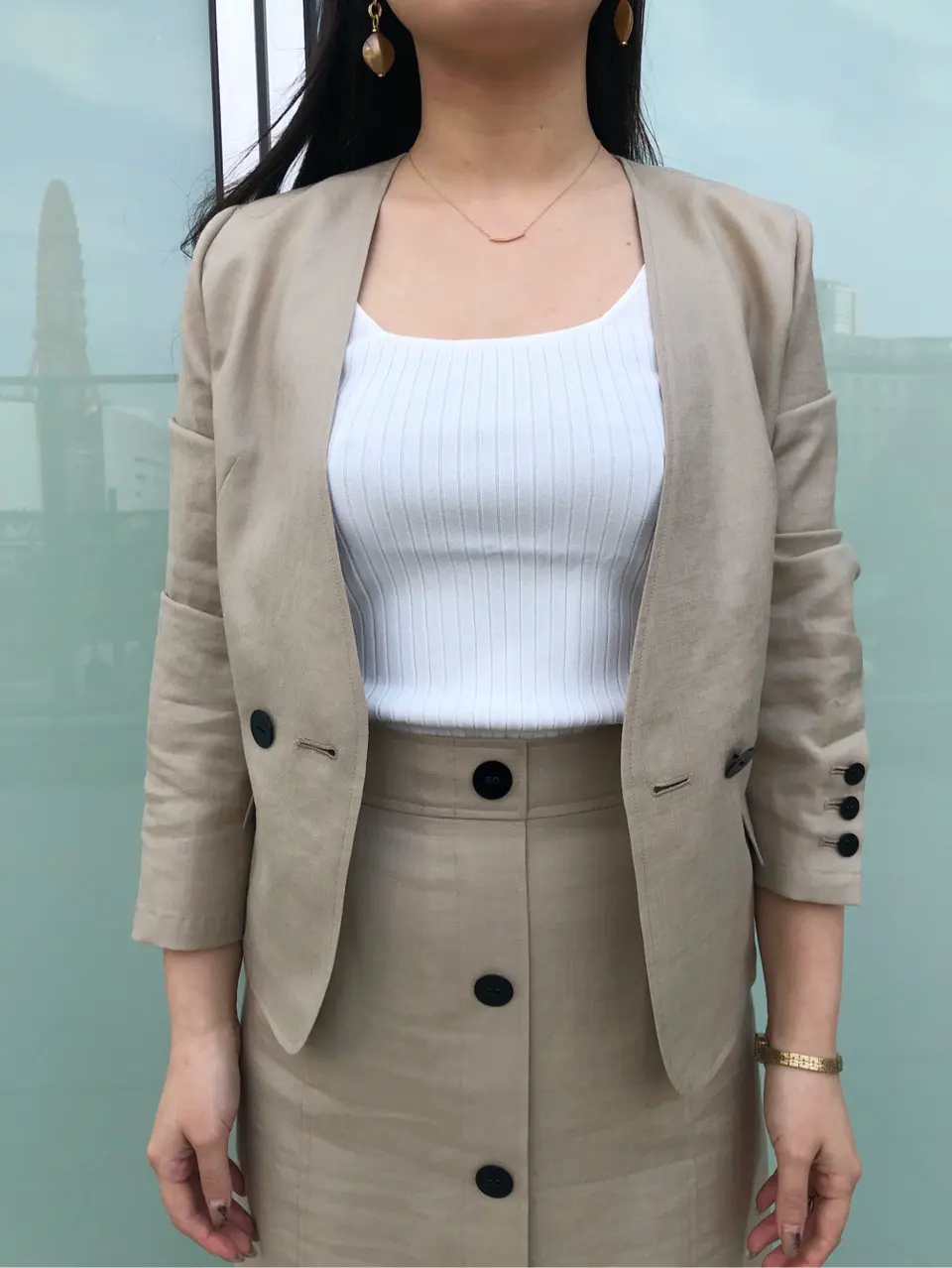 GRACE CONTINENTAL The Banquet 日笠　雅 コーディネート画像