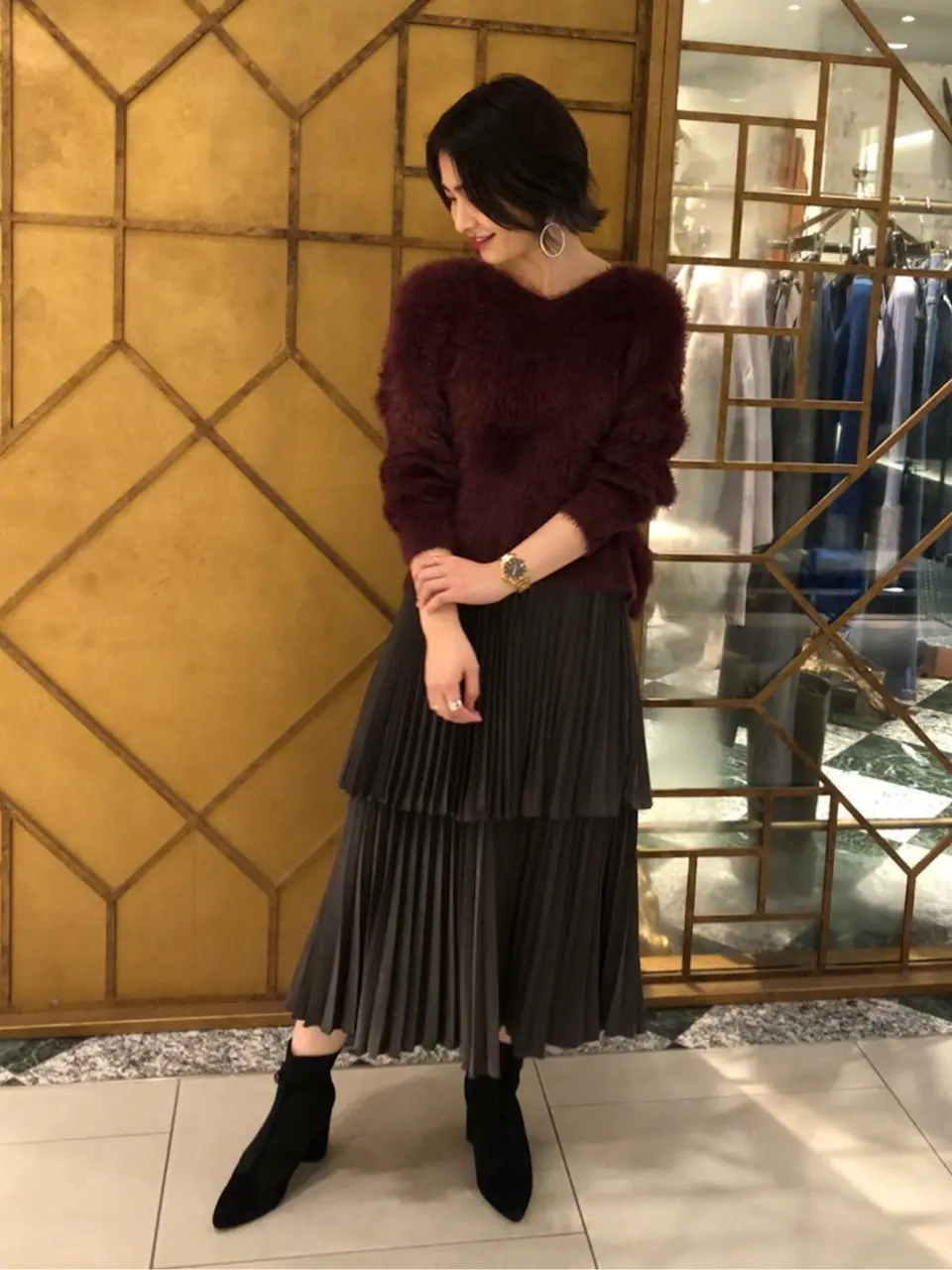 GRACE CONTINENTAL The Banquet HOSHINO コーディネート画像