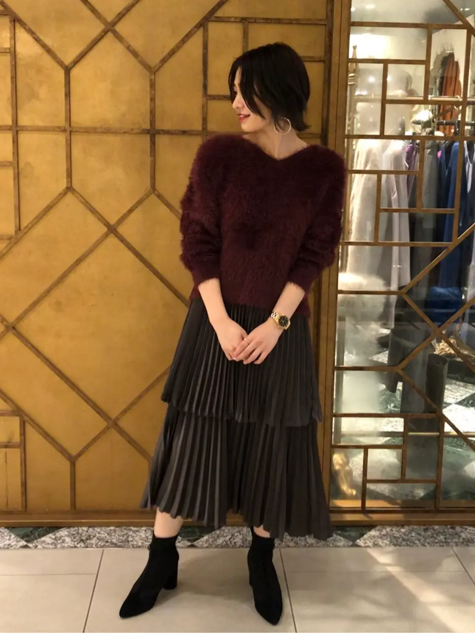 GRACE CONTINENTAL The Banquet HOSHINO コーディネート画像