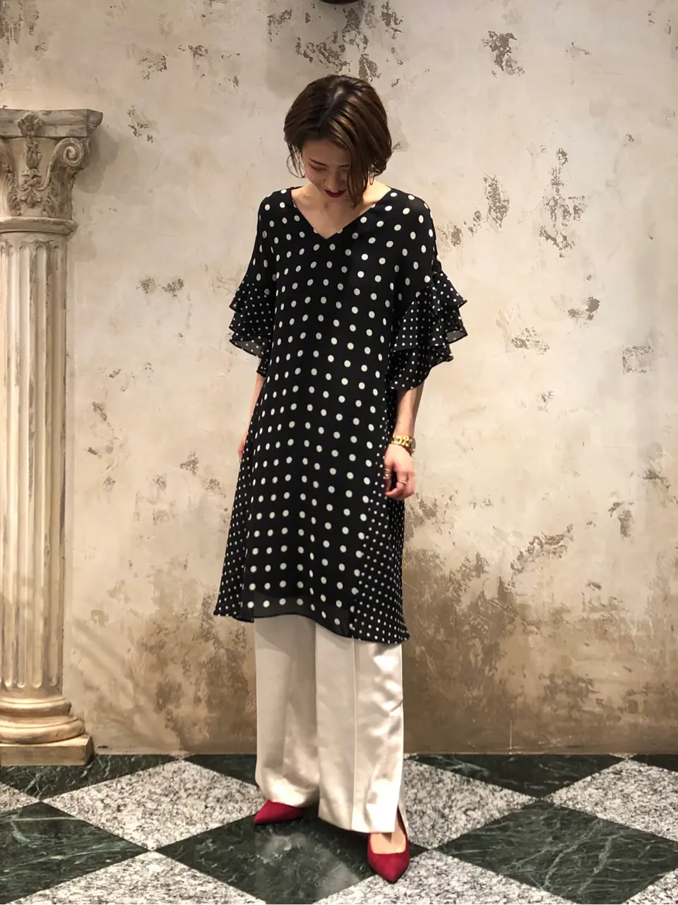 GRACE CONTINENTAL The Banquet HOSHINO コーディネート画像