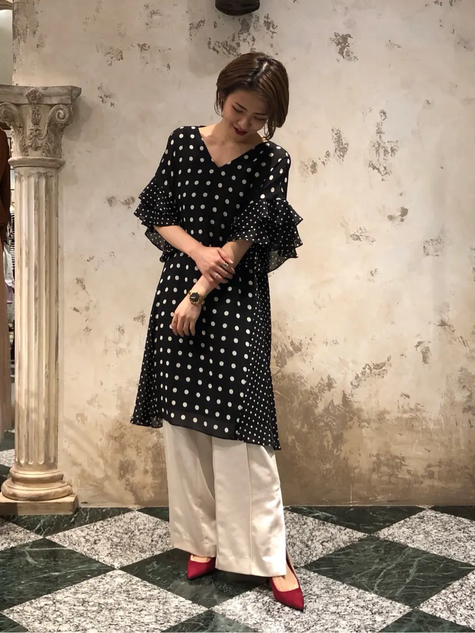 GRACE CONTINENTAL The Banquet HOSHINO コーディネート画像