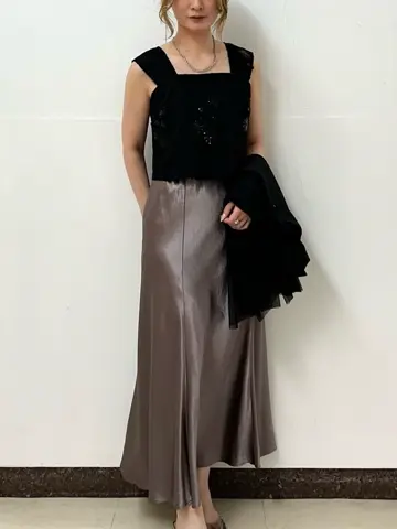 GRACE CONTINENTAL The Banquet Kogane. コーディネート画像