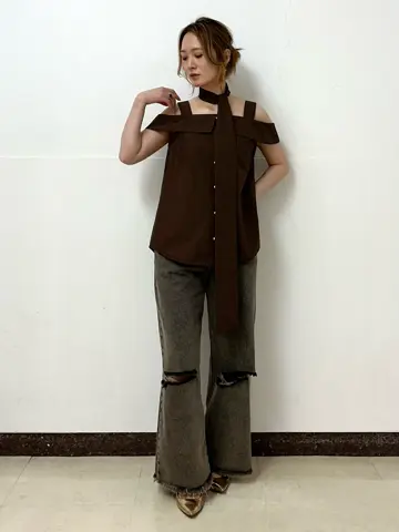 GRACE CONTINENTAL The Banquet Kogane. コーディネート画像