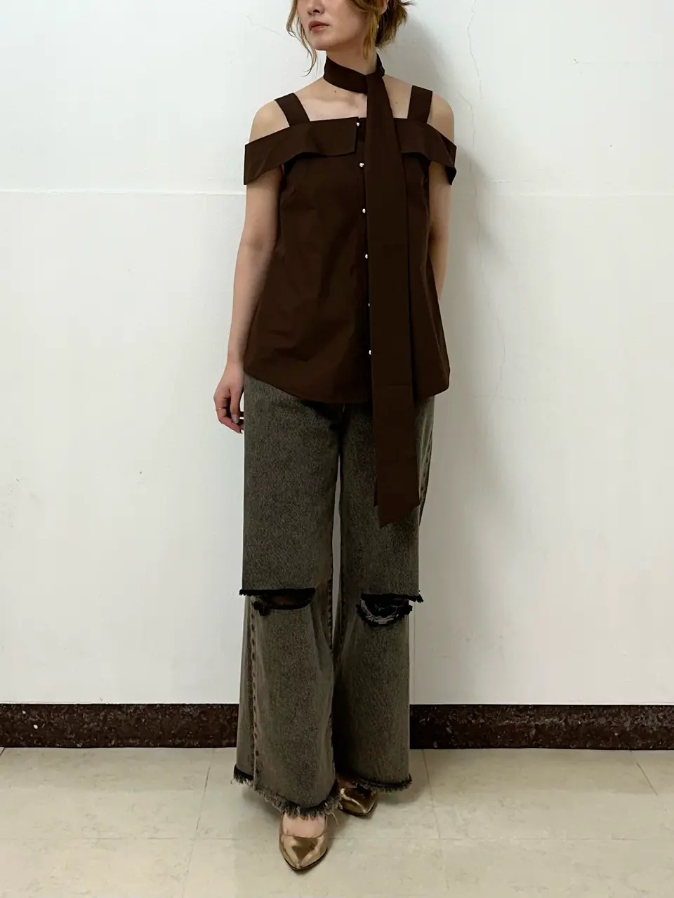 GRACE CONTINENTAL The Banquet Kogane. コーディネート画像